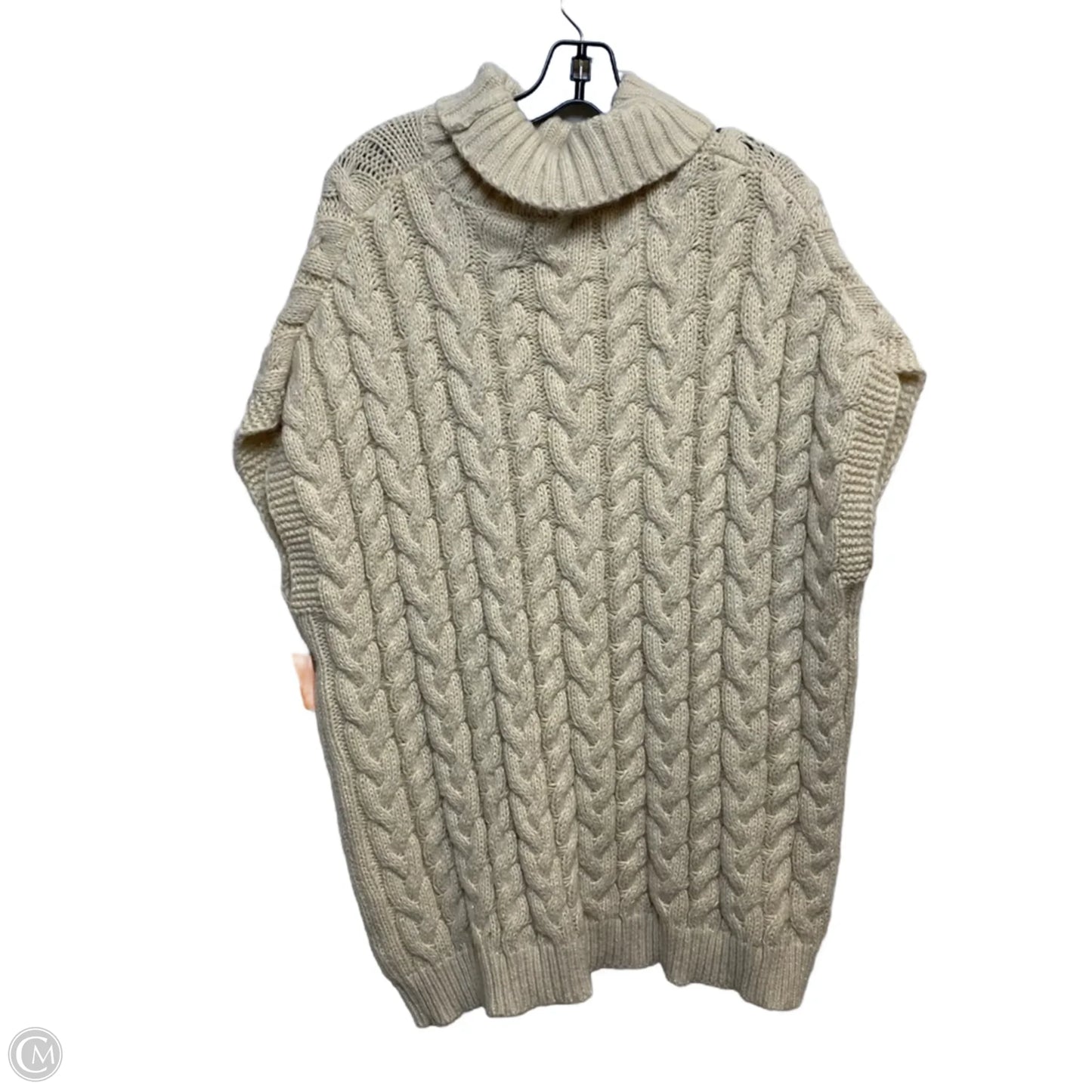 Sweater Short Sleeve By Ontwelfth In Cream, Size: 1x