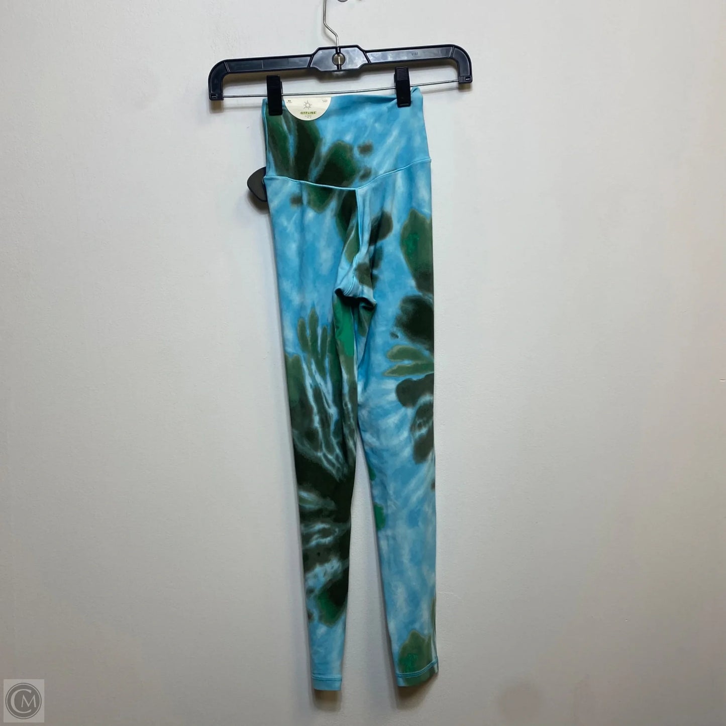 Athletic Leggings By Offline By Aerie In Blue & Green, Size: Xs
