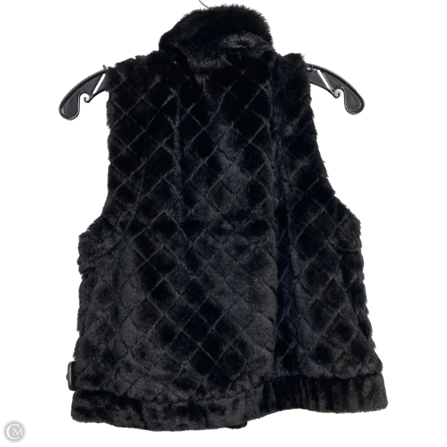 Vest Faux Fur & Sherpa By Crave Fame In Black, Size: S