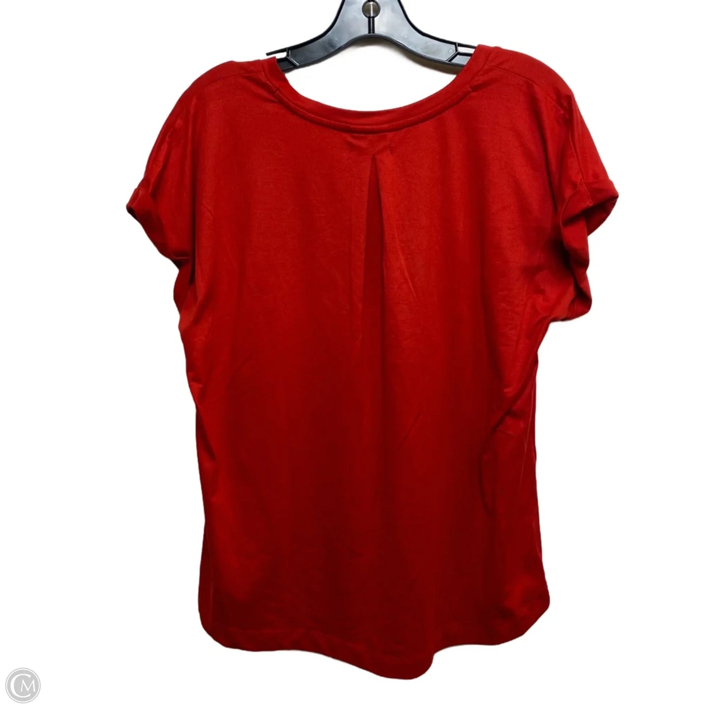 Top Short Sleeve Basic By Versona In Red, Size: M