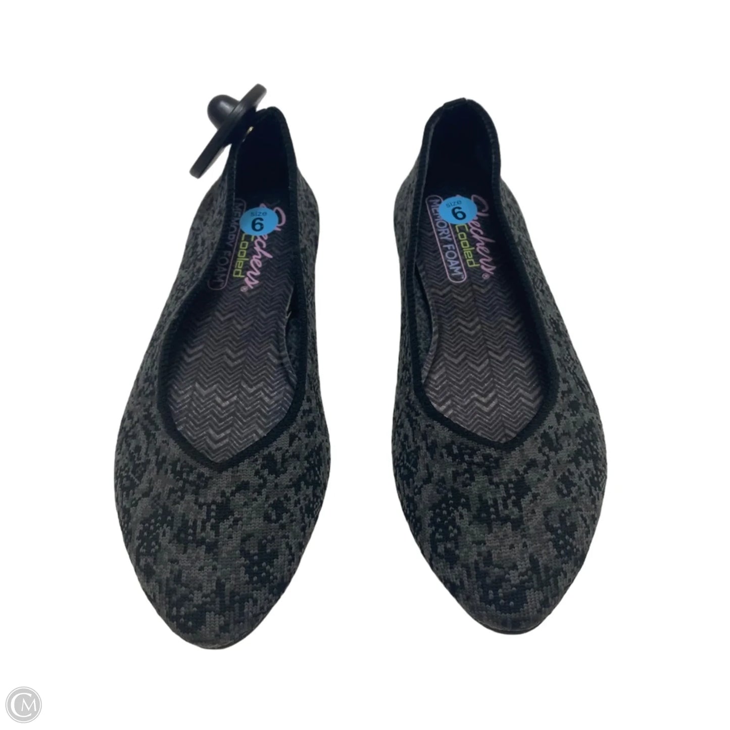 Shoes Flats By Skechers In Grey, Size: 6