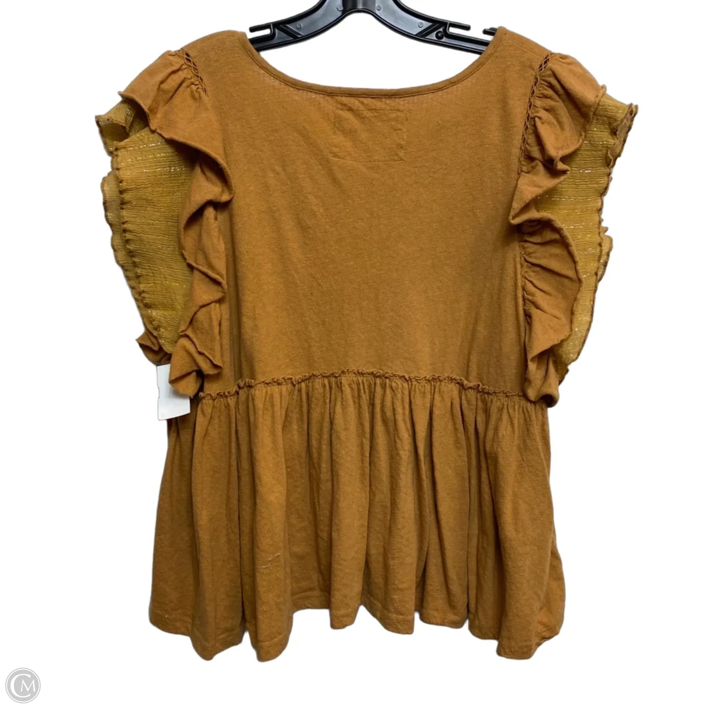 Top Sleeveless By Anthropologie In Brown, Size: L