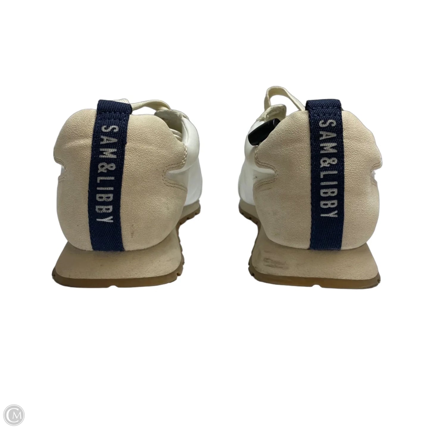 Shoes Sneakers By Sam And Libby In Cream & Tan, Size: 9.5