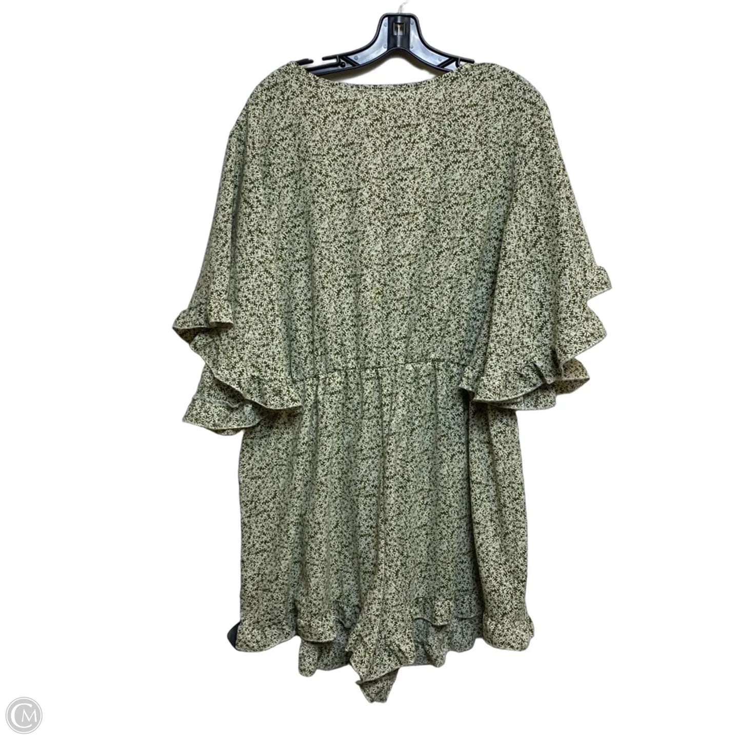 Romper By Shein In Green, Size: 3x