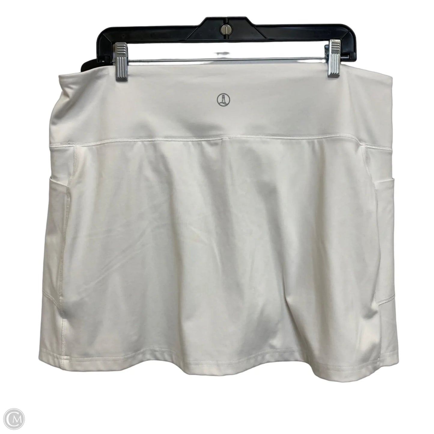 Athletic Skort By Lands End In White, Size: L