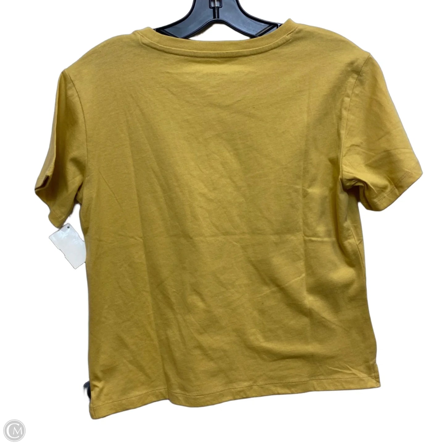 Top Short Sleeve Basic By Free Assembly In Yellow, Size: Xs