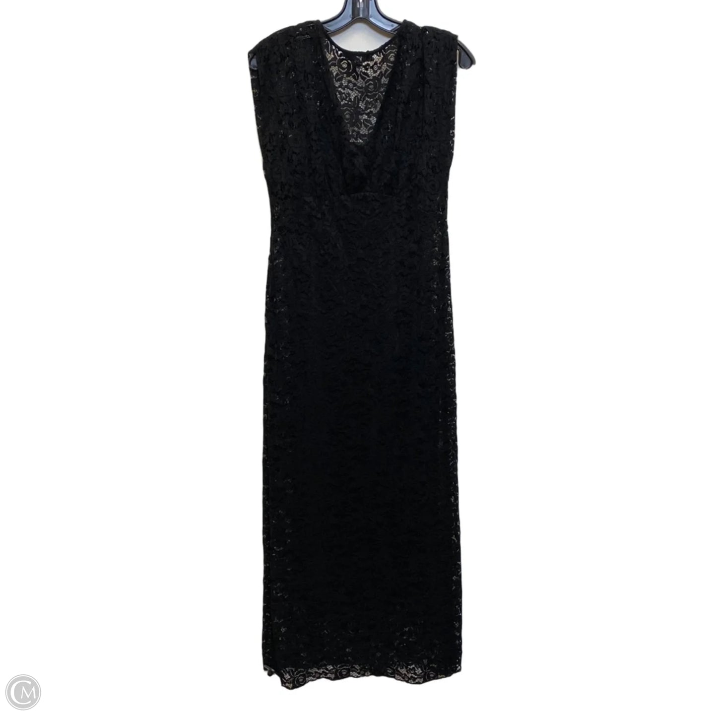 Dress Casual Maxi By Top Shop In Black, Size: M