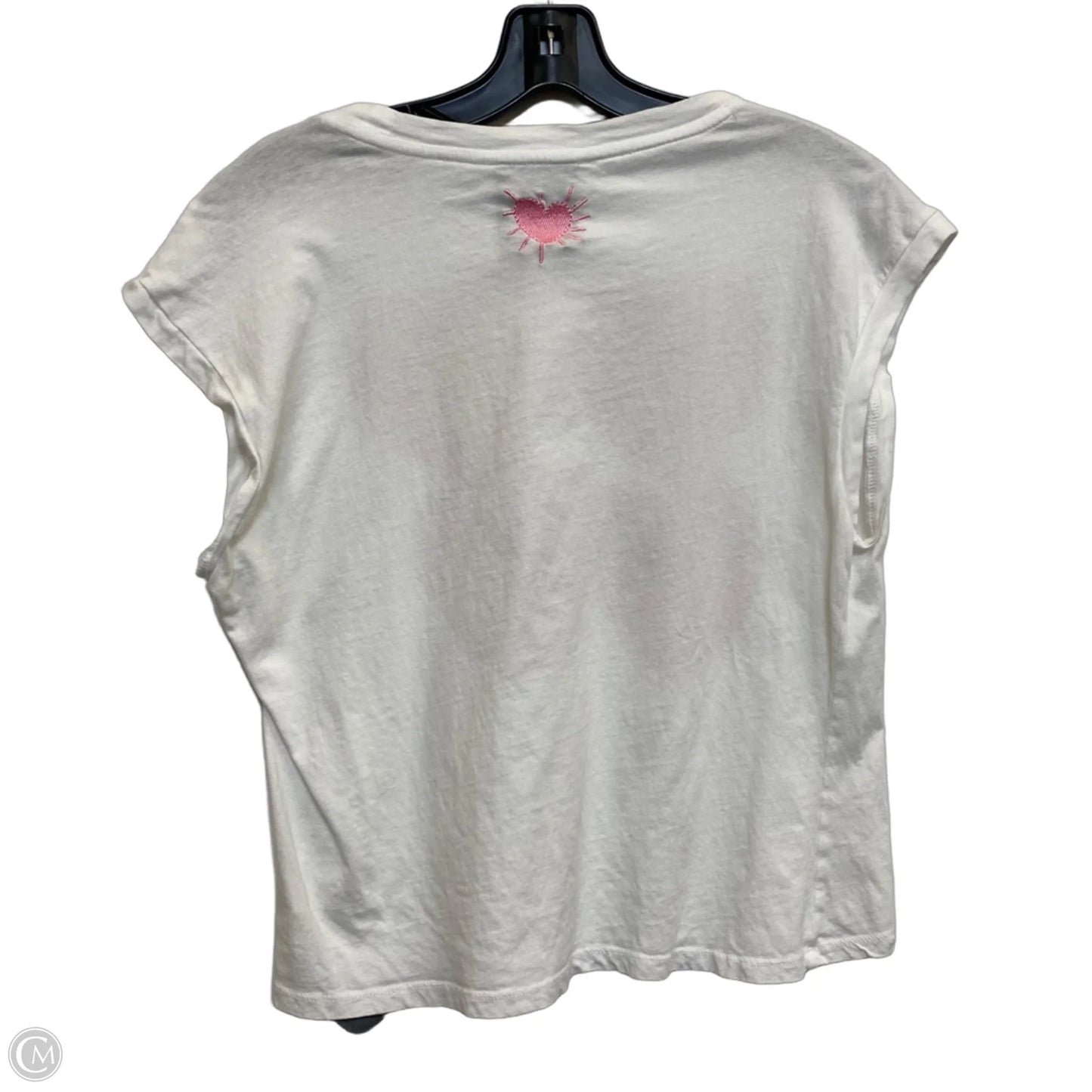 Top Sleeveless By Kerri Rosenthal In White, Size: M