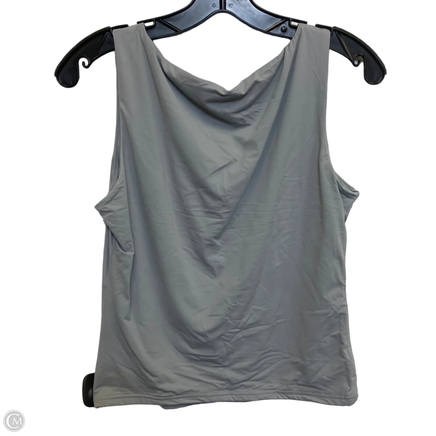 Top Sleeveless Basic By Darong In Grey, Size: L