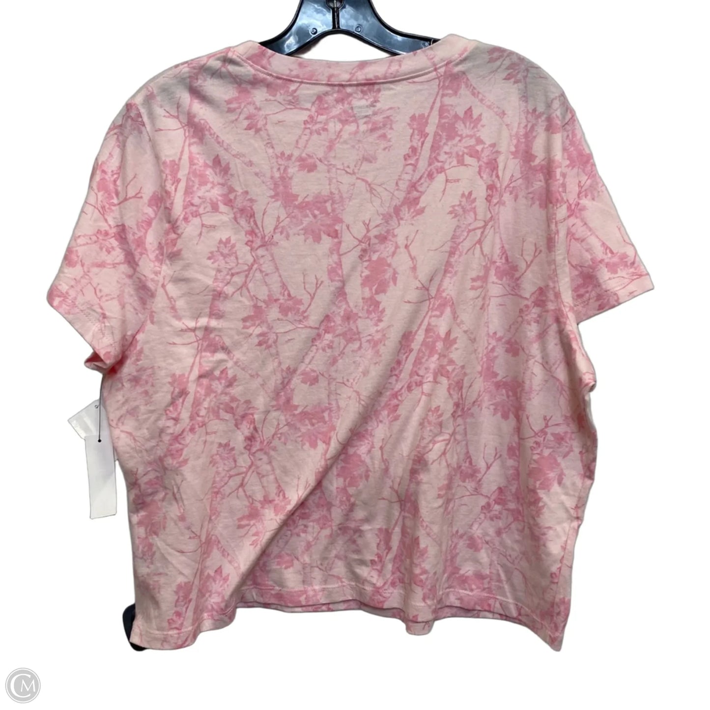 Top Short Sleeve Basic By No Boundaries In Pink, Size: Xxl