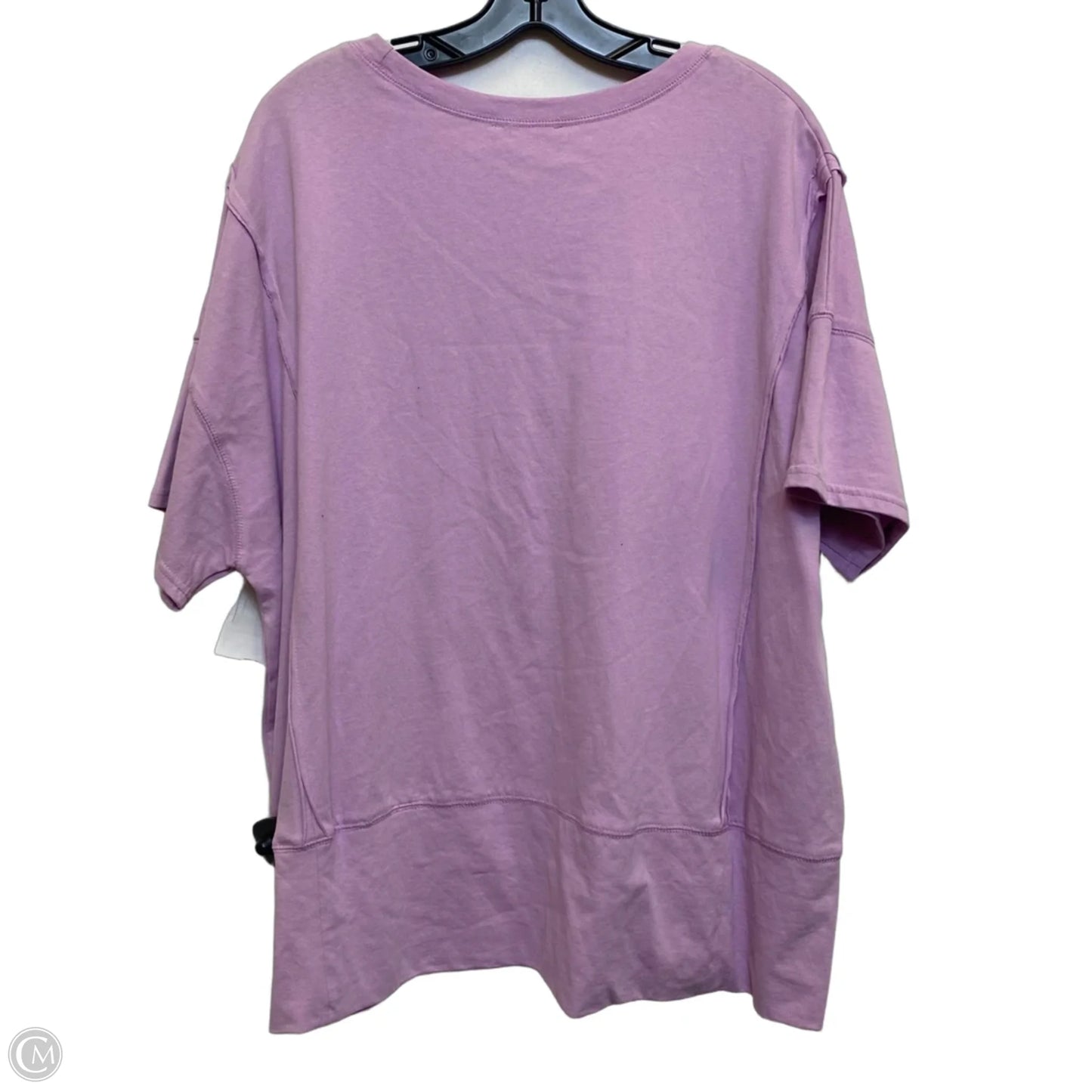 Top Short Sleeve By Fantastic Fawn In Purple, Size: L