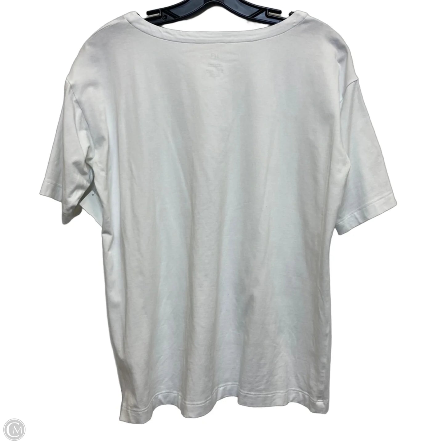 Top Short Sleeve Basic By J. Jill In White, Size: S