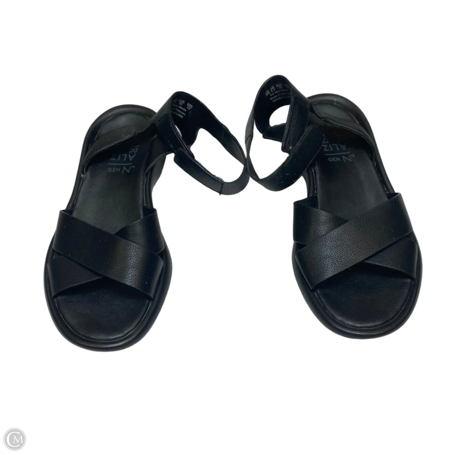 Sandals Flats By Naturalizer In Black, Size: 6
