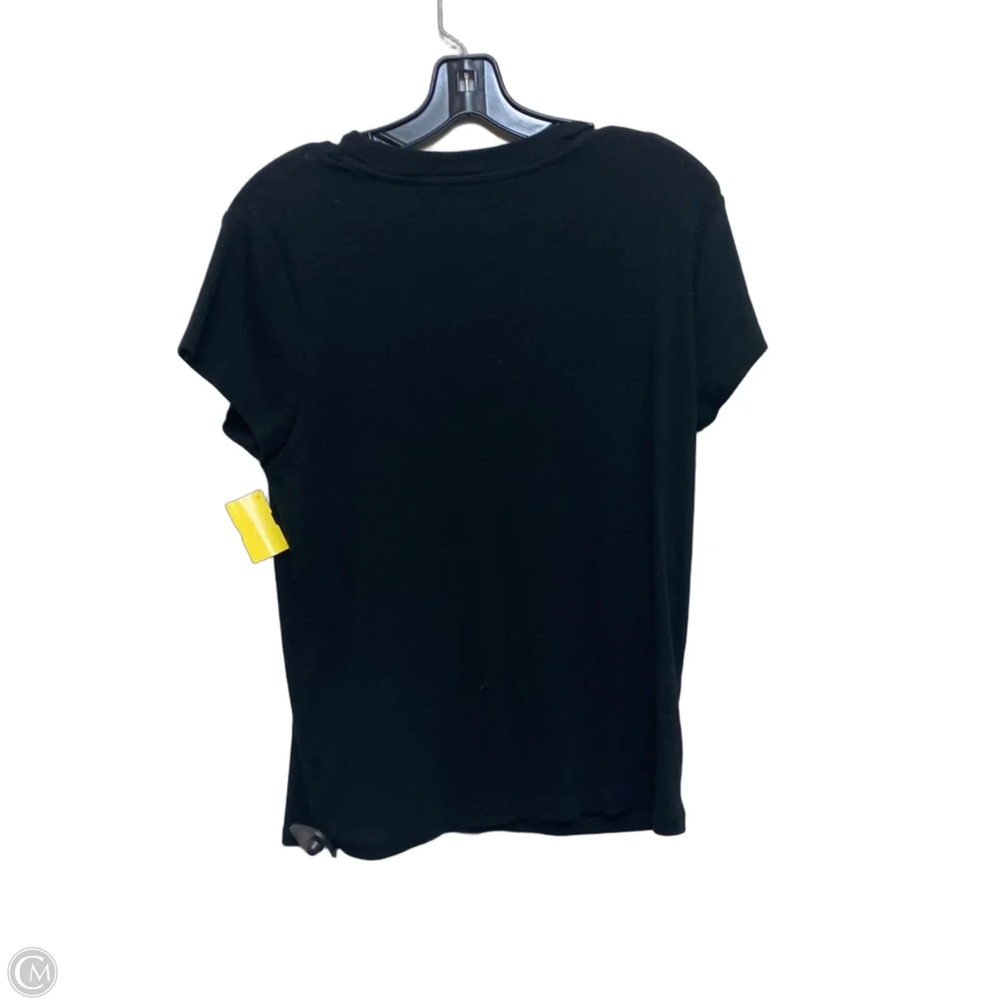 Top Short Sleeve Basic By A New Day In Black, Size: Xl