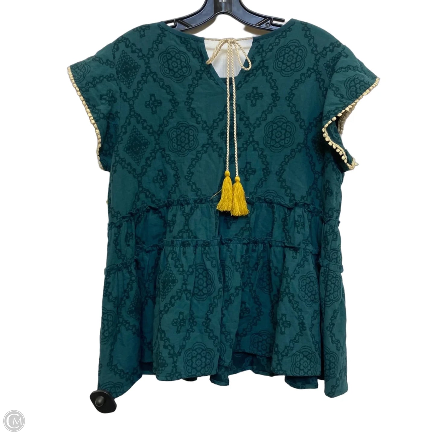 Top Sleeveless By Thml In Green, Size: L