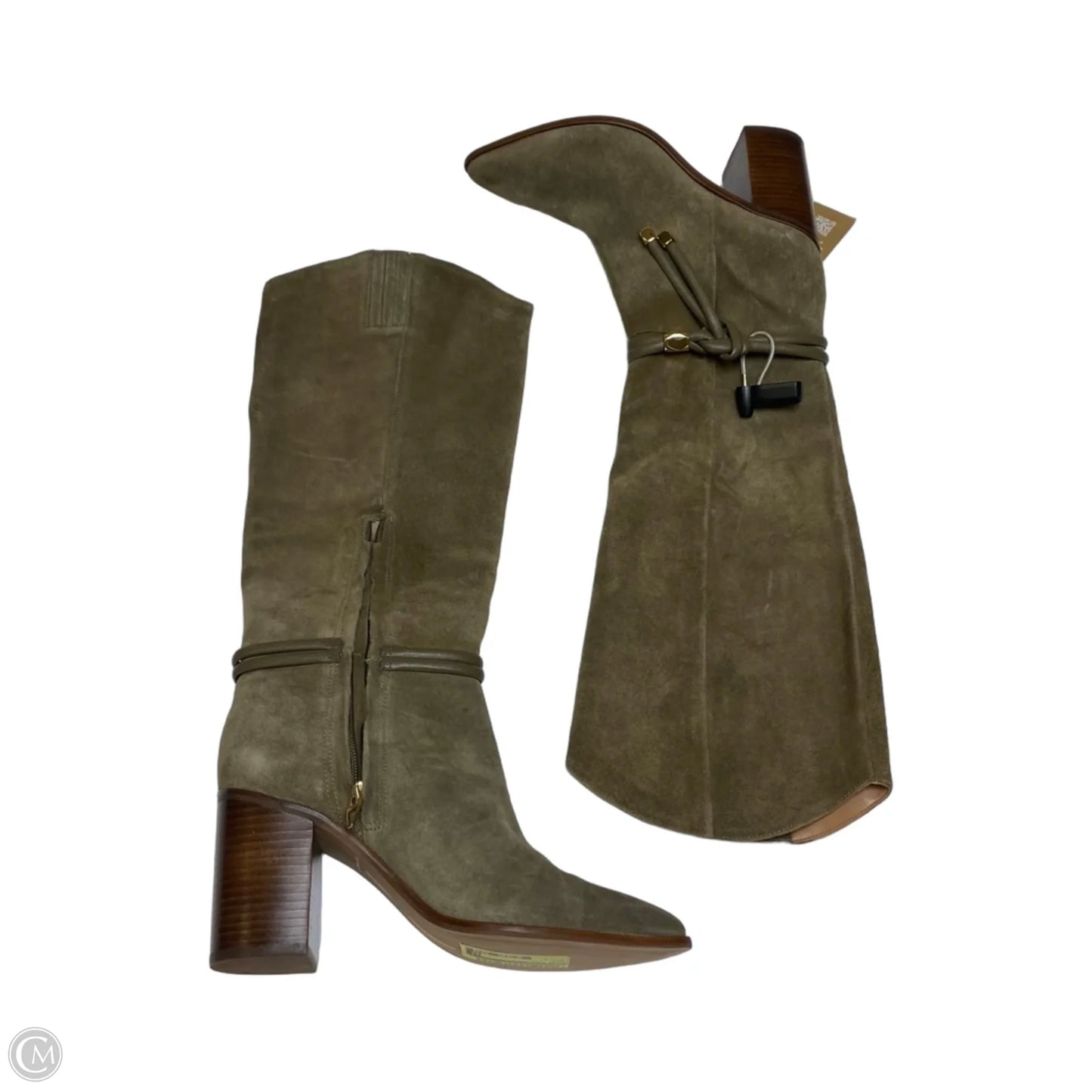 Boots Knee Heels By Dolce Vita In Brown, Size: 8.5