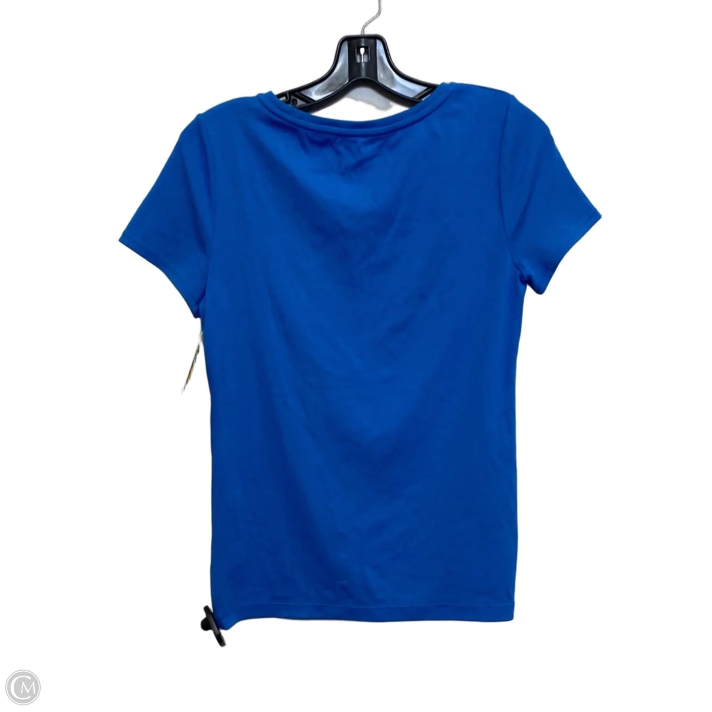 Top Short Sleeve Designer By Lilly Pulitzer In Blue, Size: M