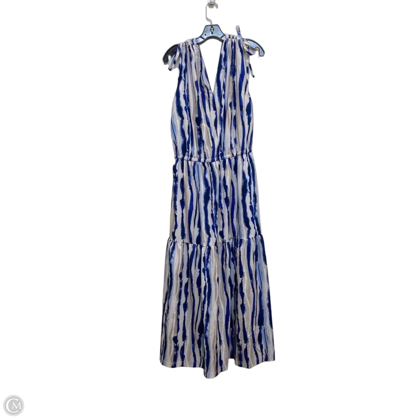 Dress Casual Maxi By Calvin Klein In Blue, Size: 3x