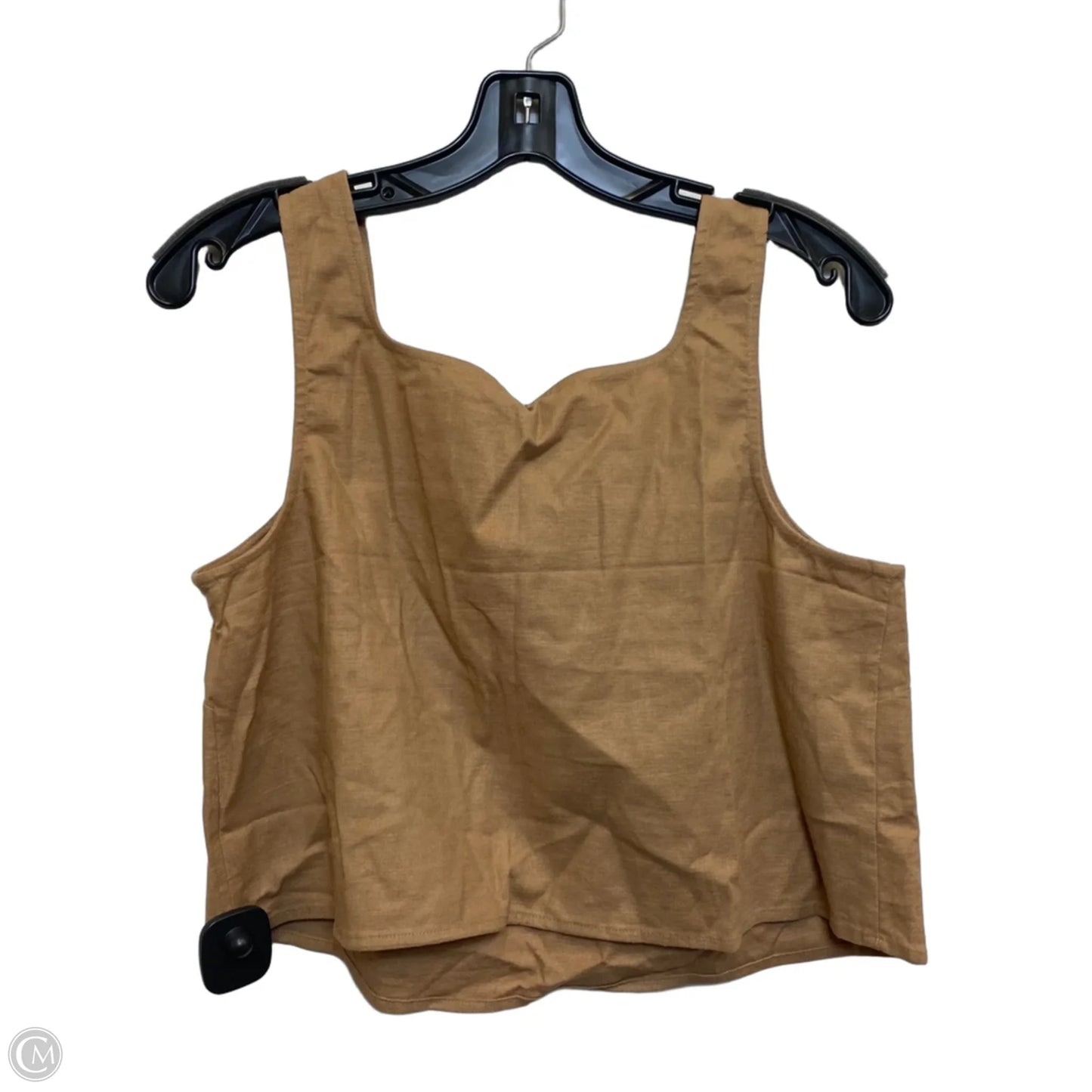 Top Sleeveless By Express In Brown, Size: M