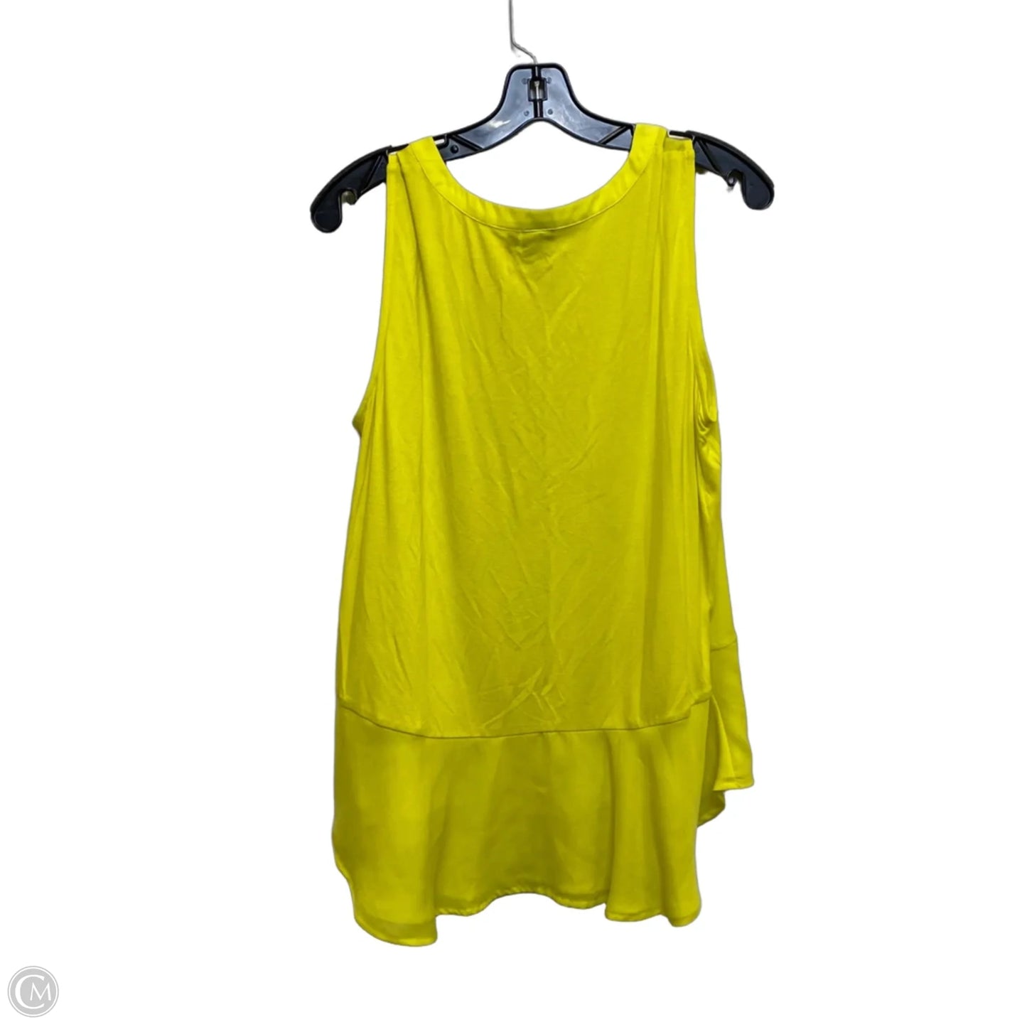Top Sleeveless By Kaari Blue In Yellow, Size: L