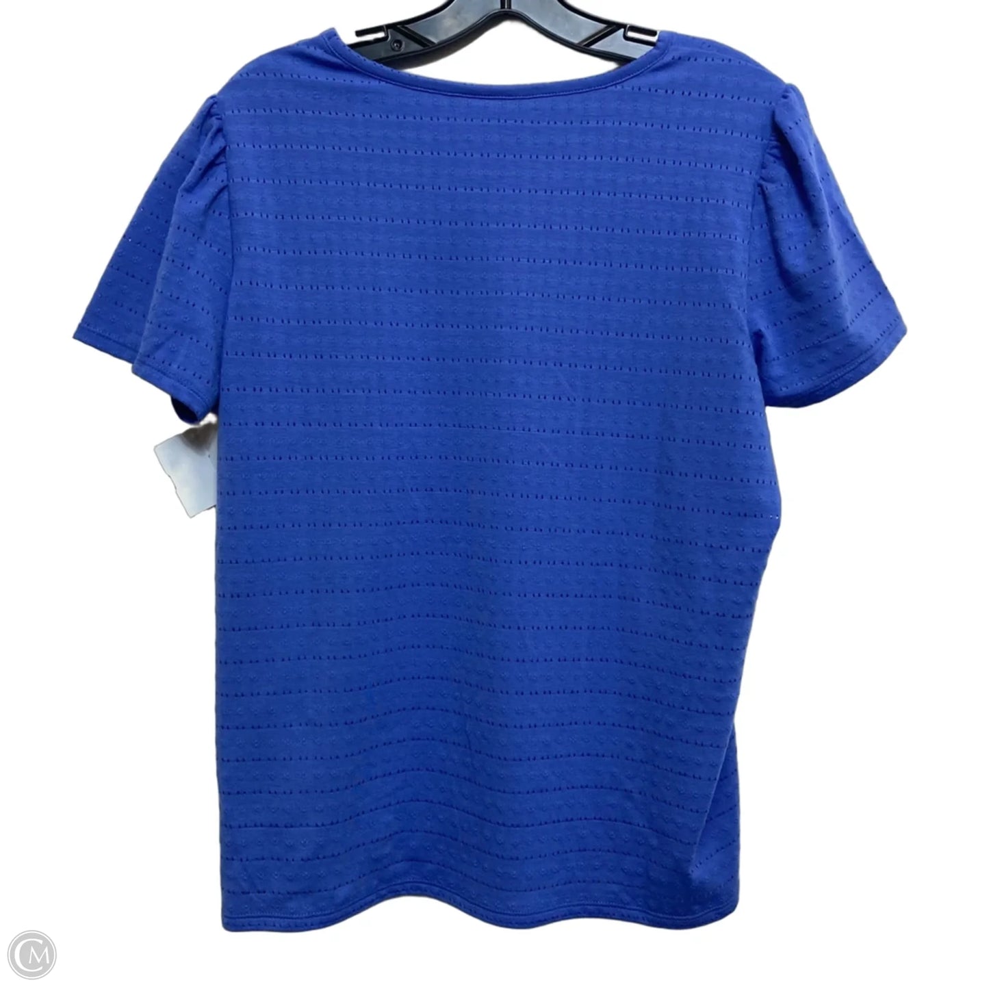 Top Short Sleeve By Rafaella In Blue, Size: L