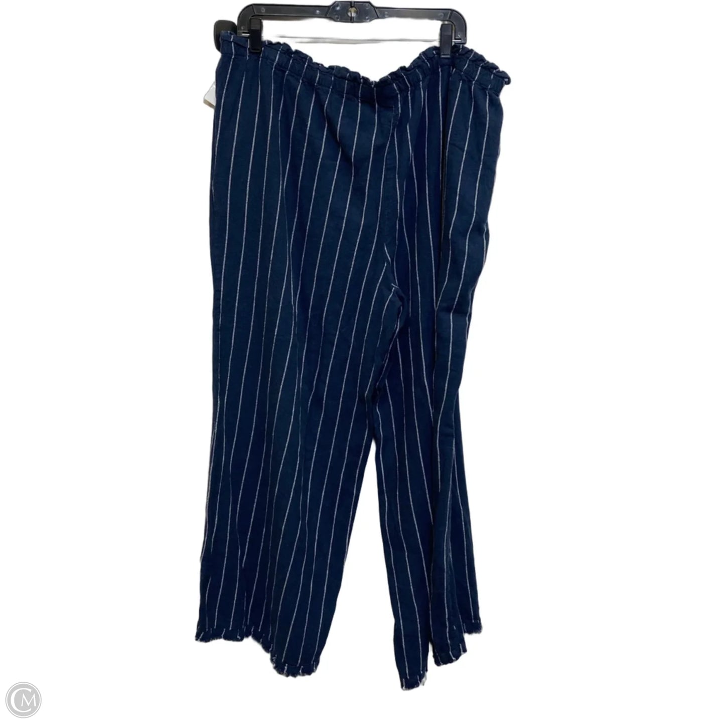 Pants Linen By Cato In Blue, Size: 18