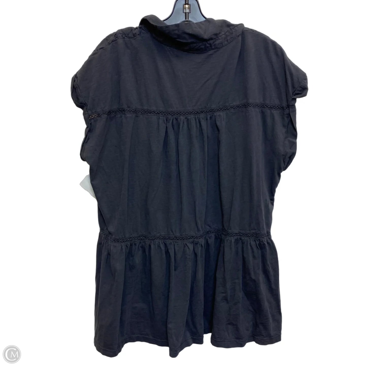 Top Short Sleeve By Cato In Blue, Size: 3x