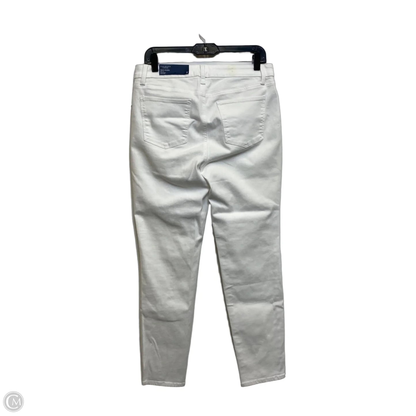 Jeans Skinny By Talbots In White Denim, Size: 8