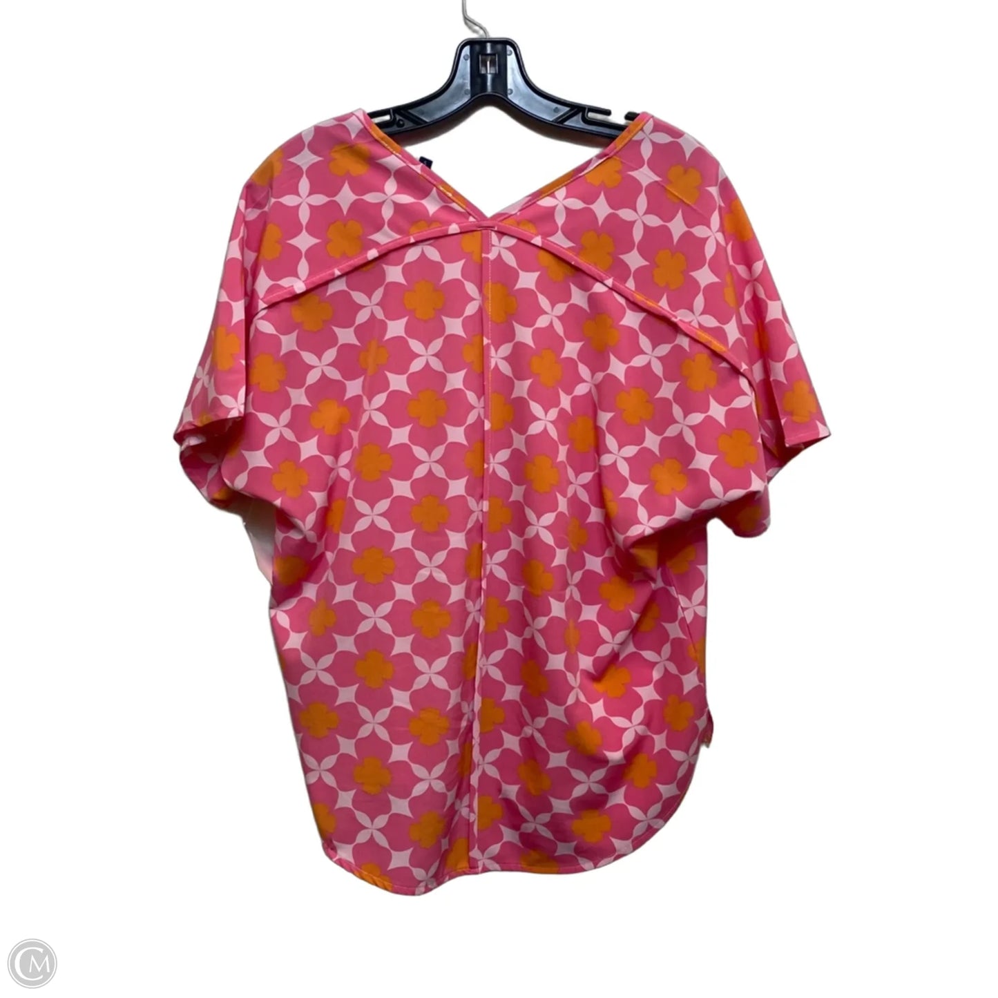 Top Short Sleeve By Michelle Mcdowell In Pink, Size: S