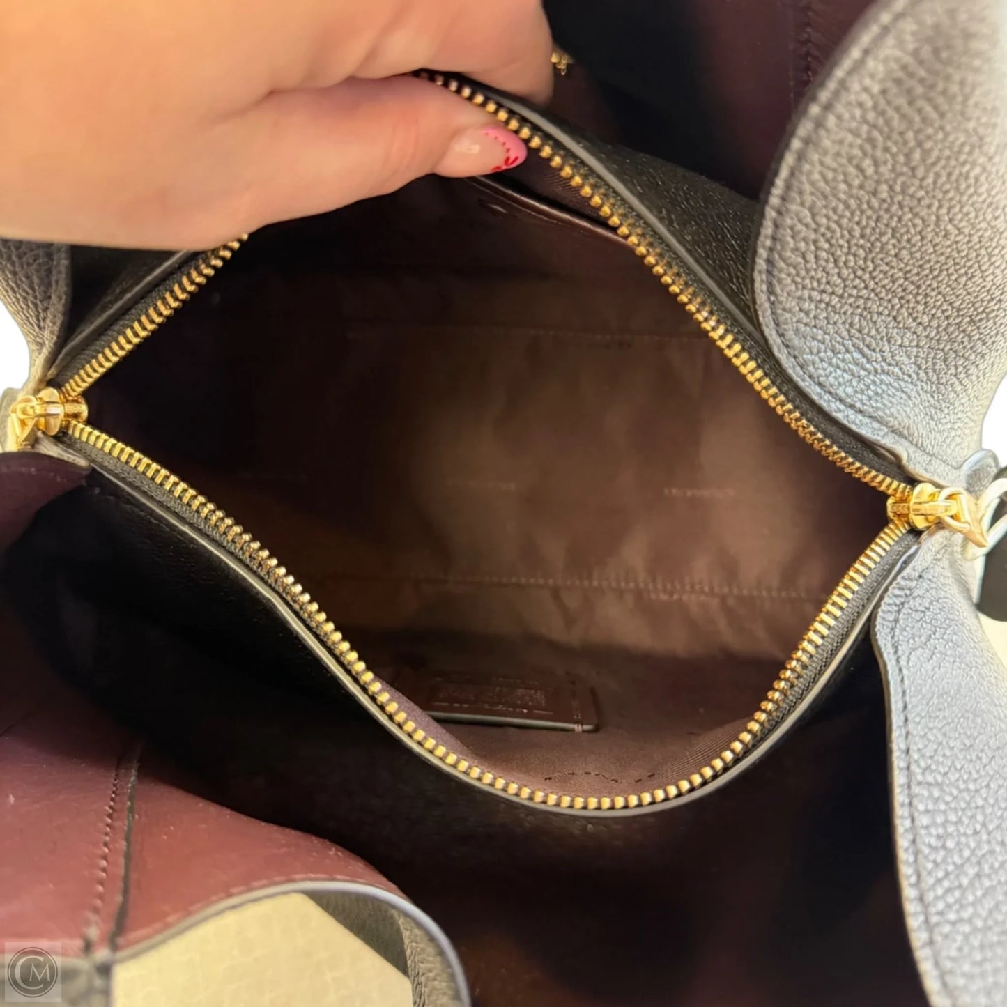 Handbag Designer By Coach, Size: Large