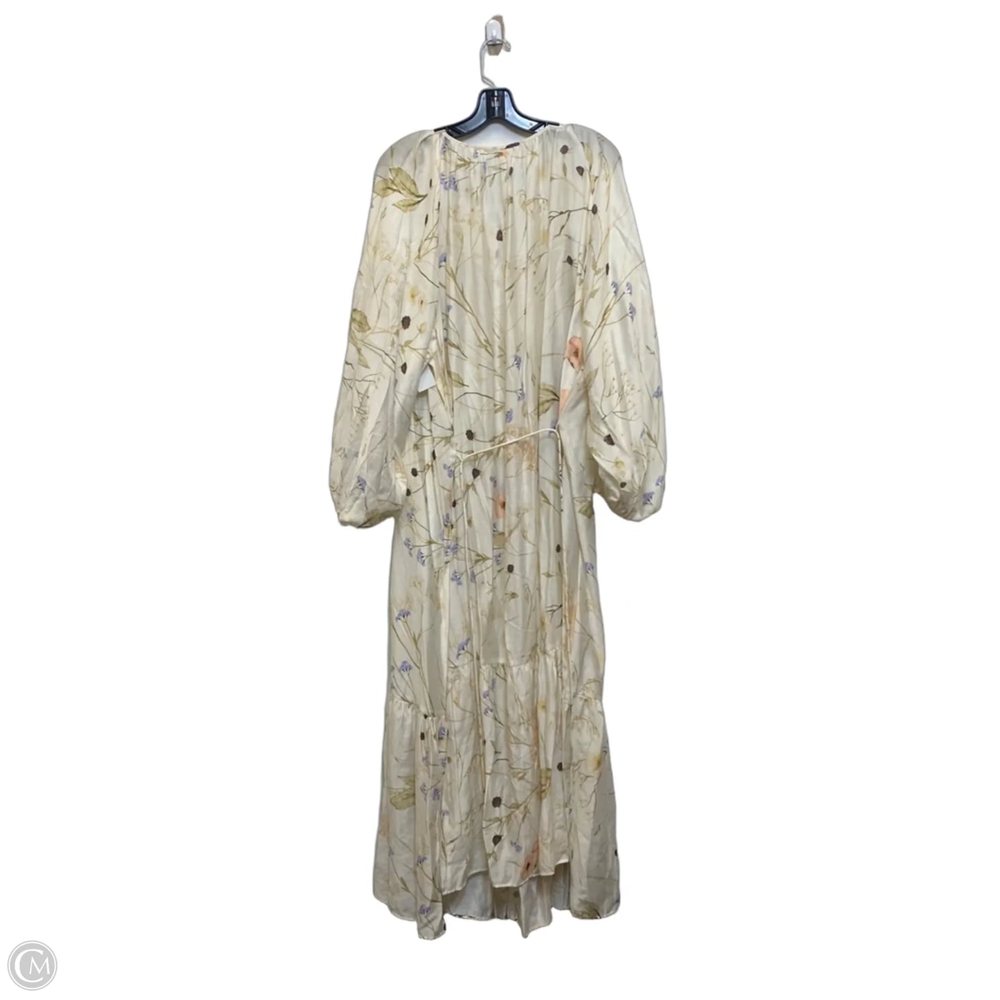 Dress Casual Maxi By H&m In Cream, Size: Xxl