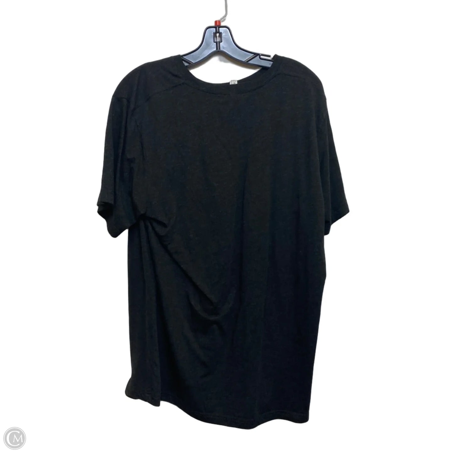 Top Short Sleeve Basic By Canvas In Black, Size: Xl