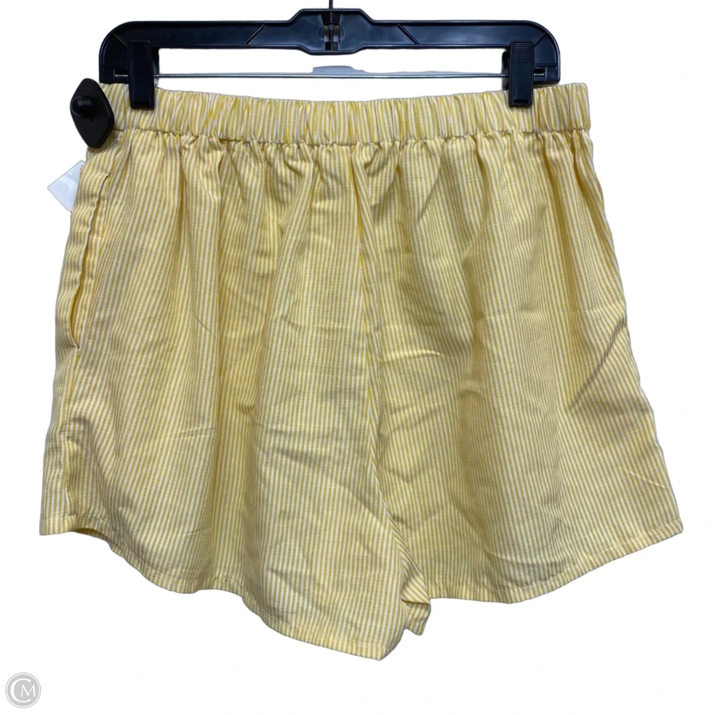 Shorts Set By Cmf In White & Yellow, Size: Xl