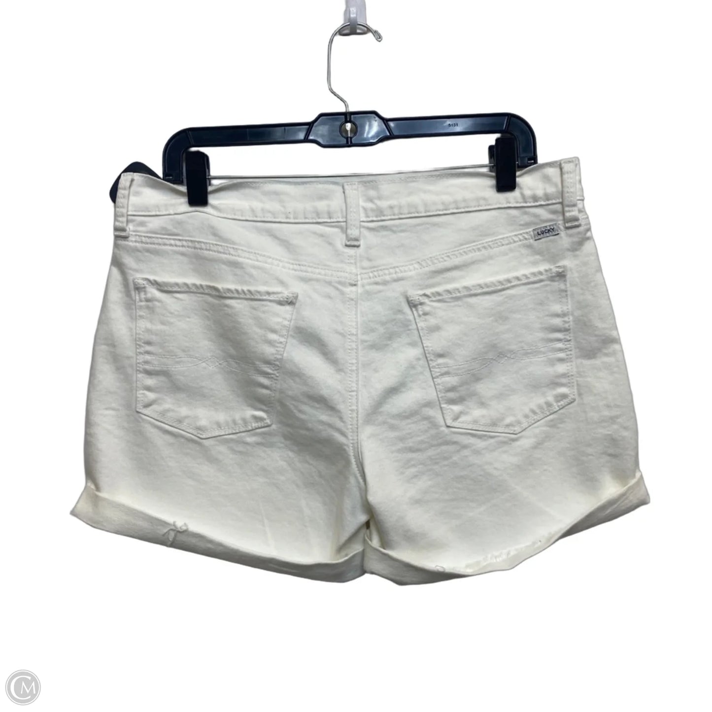 Shorts By Lucky Brand In White Denim, Size: 8