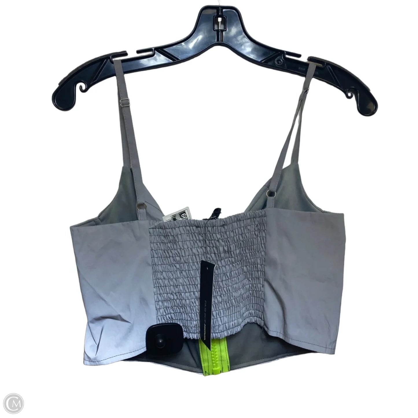 Top Sleeveless By Fashion Nova In Grey, Size: L