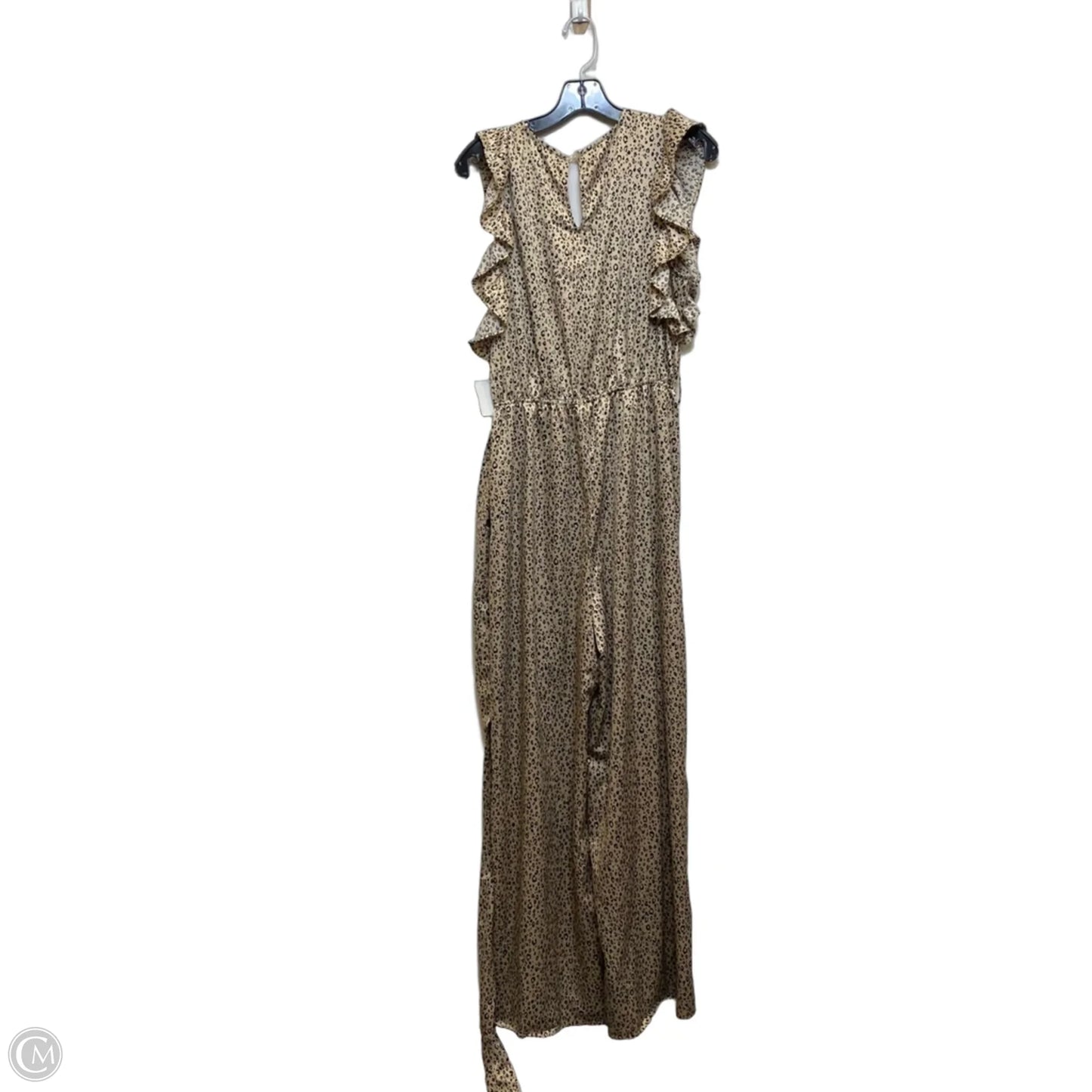 Jumpsuit By Good Luck Gem In Animal Print, Size: M