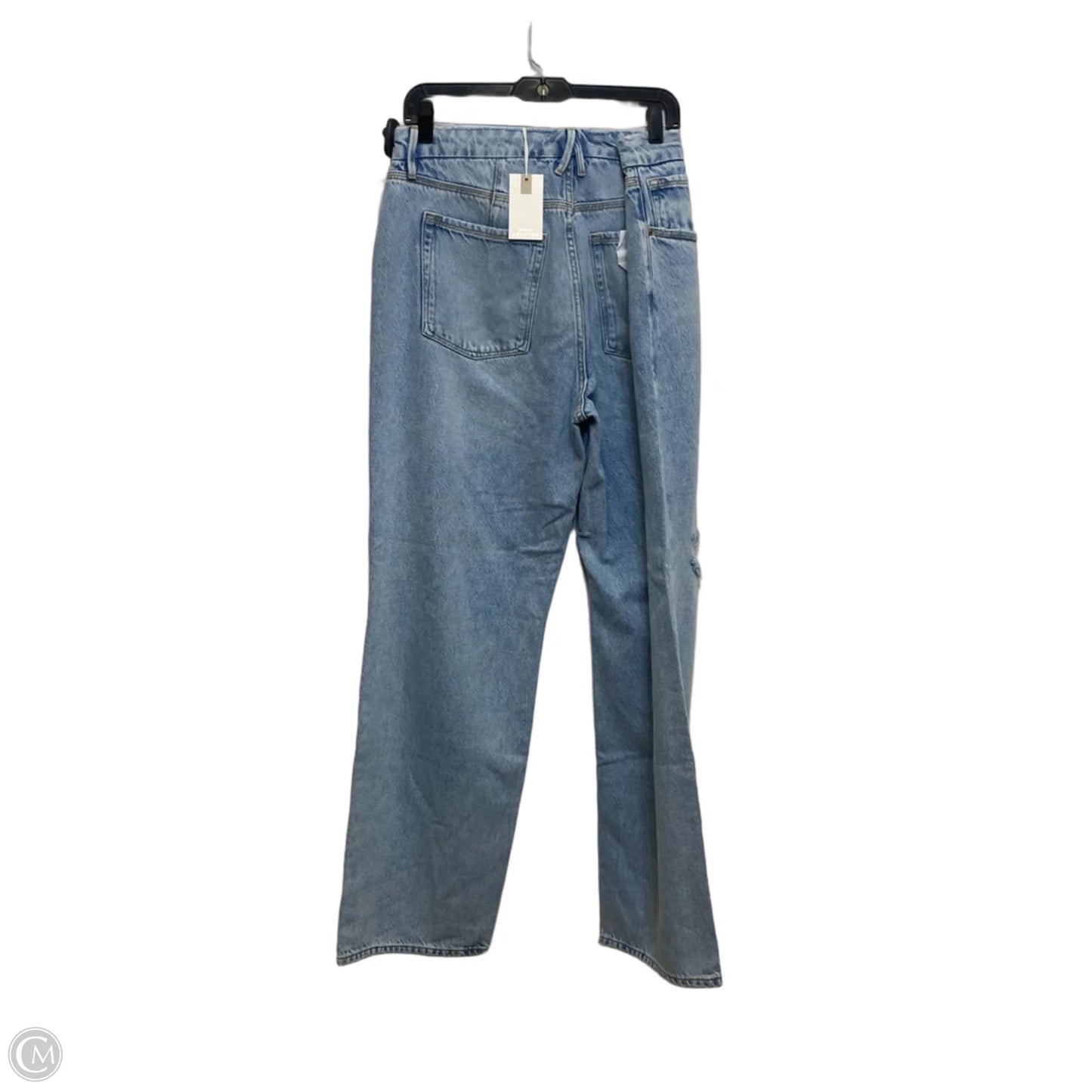 Jeans Wide Leg By Good American In Blue Denim, Size: 14