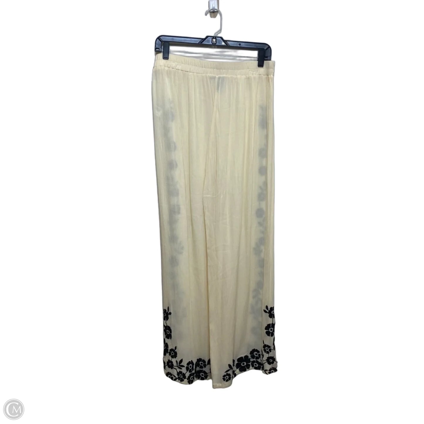 Pants Wide Leg By Forever 21 In Cream, Size: Xl