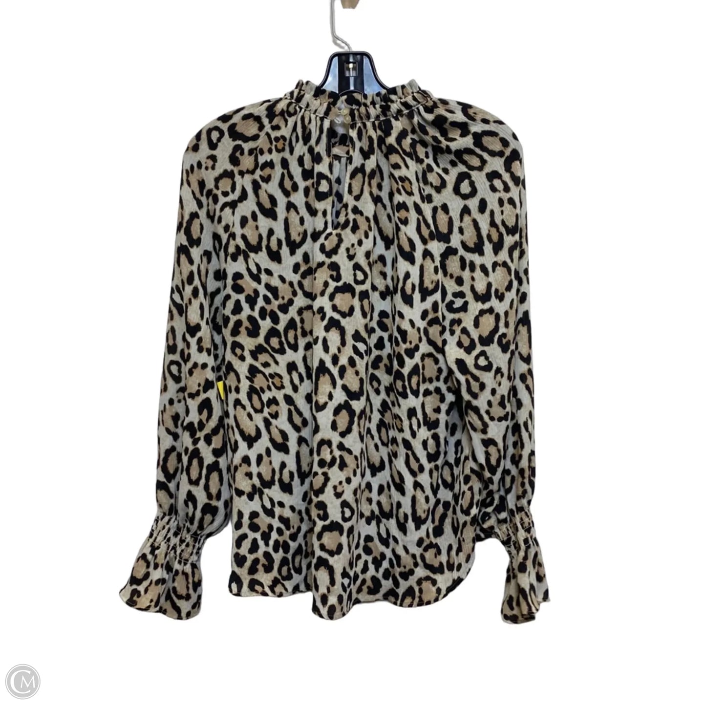 Top Long Sleeve By Loft In Animal Print, Size: M