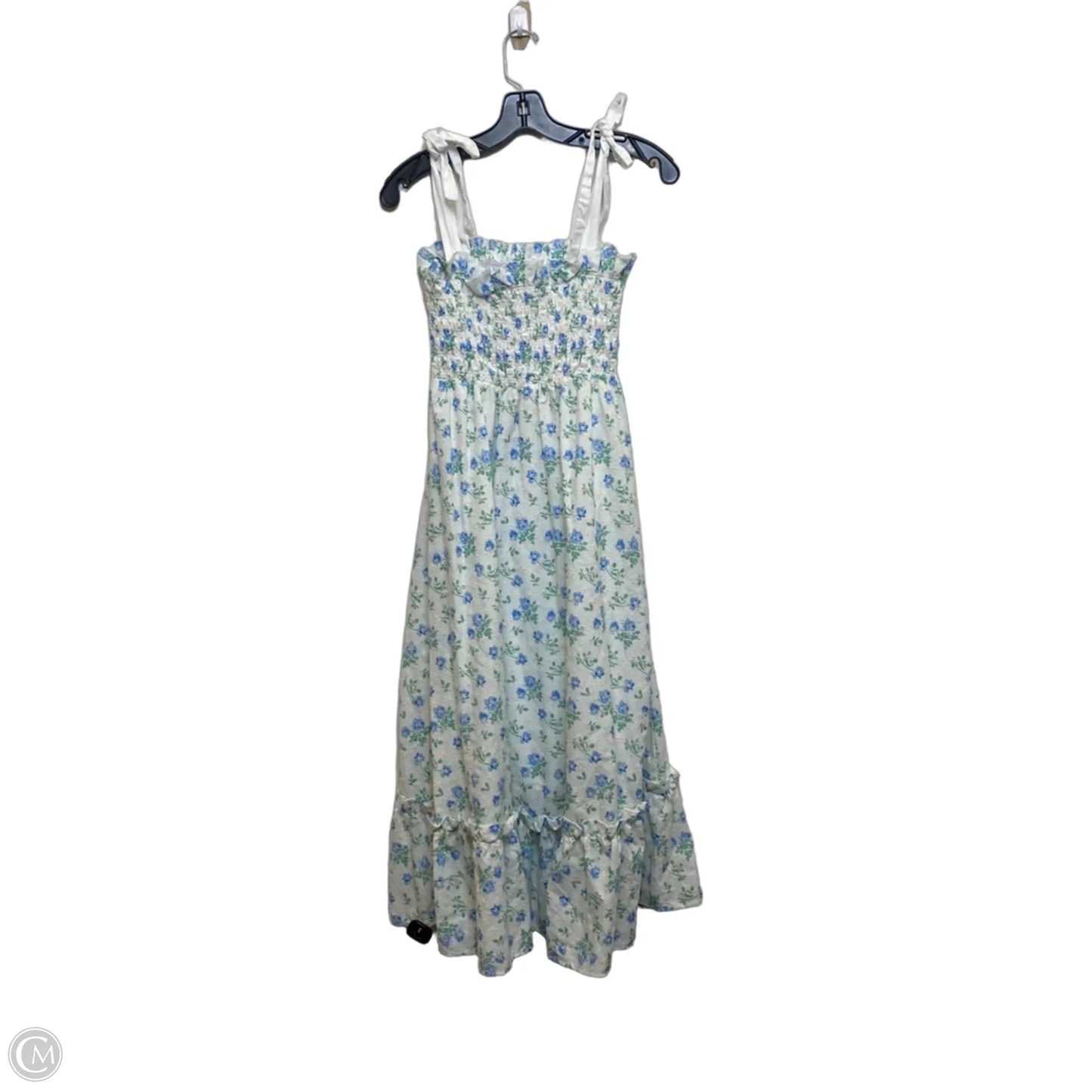 Dress Casual Maxi By Mable In Blue & White, Size: S