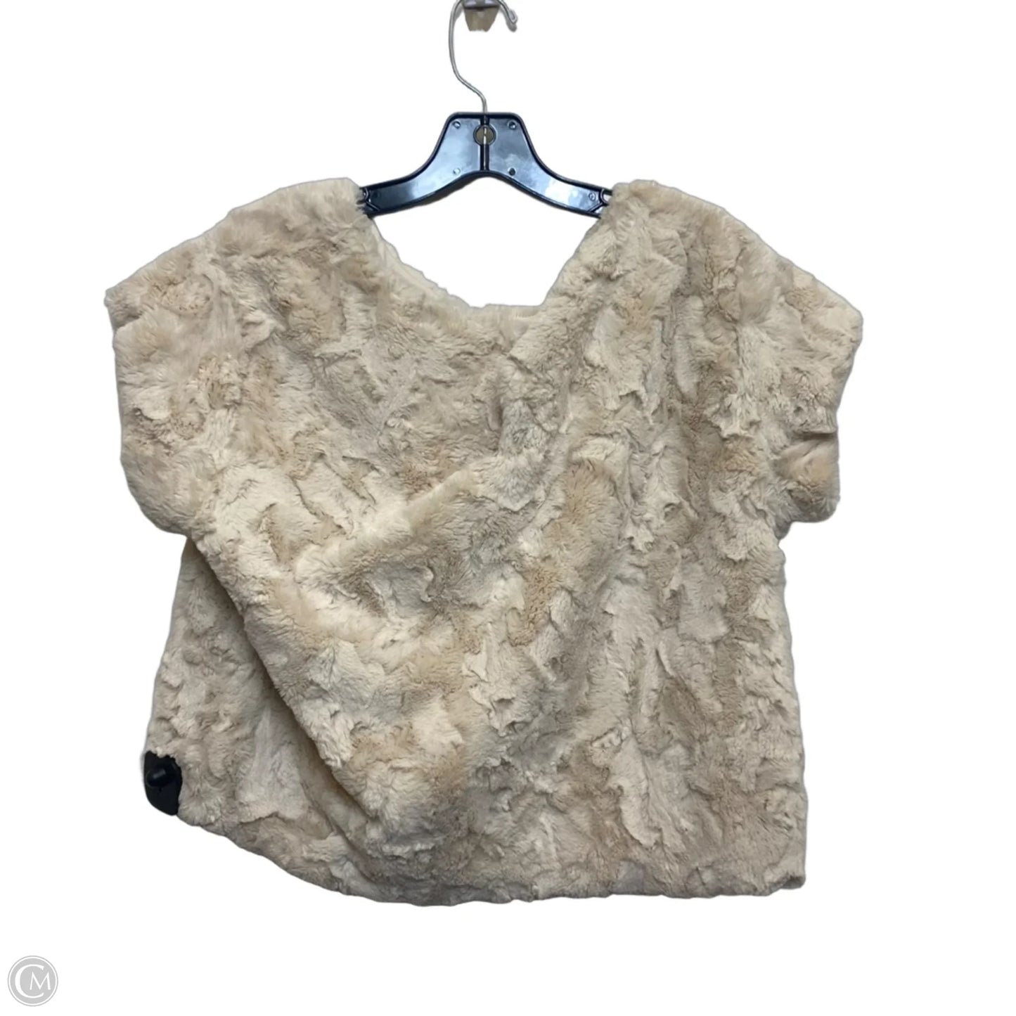 Top Short Sleeve By Maeve In Cream, Size: M