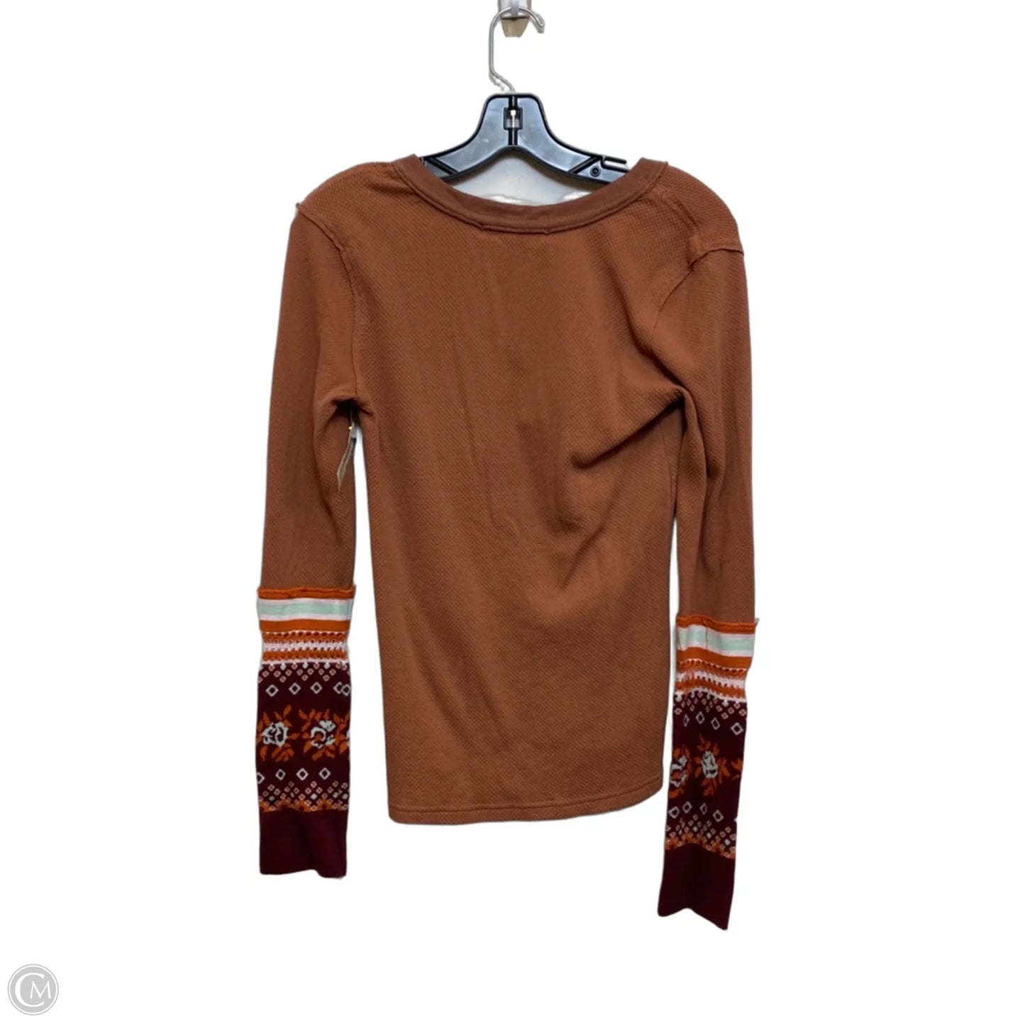 Top Long Sleeve By We The Free In Brown, Size: M