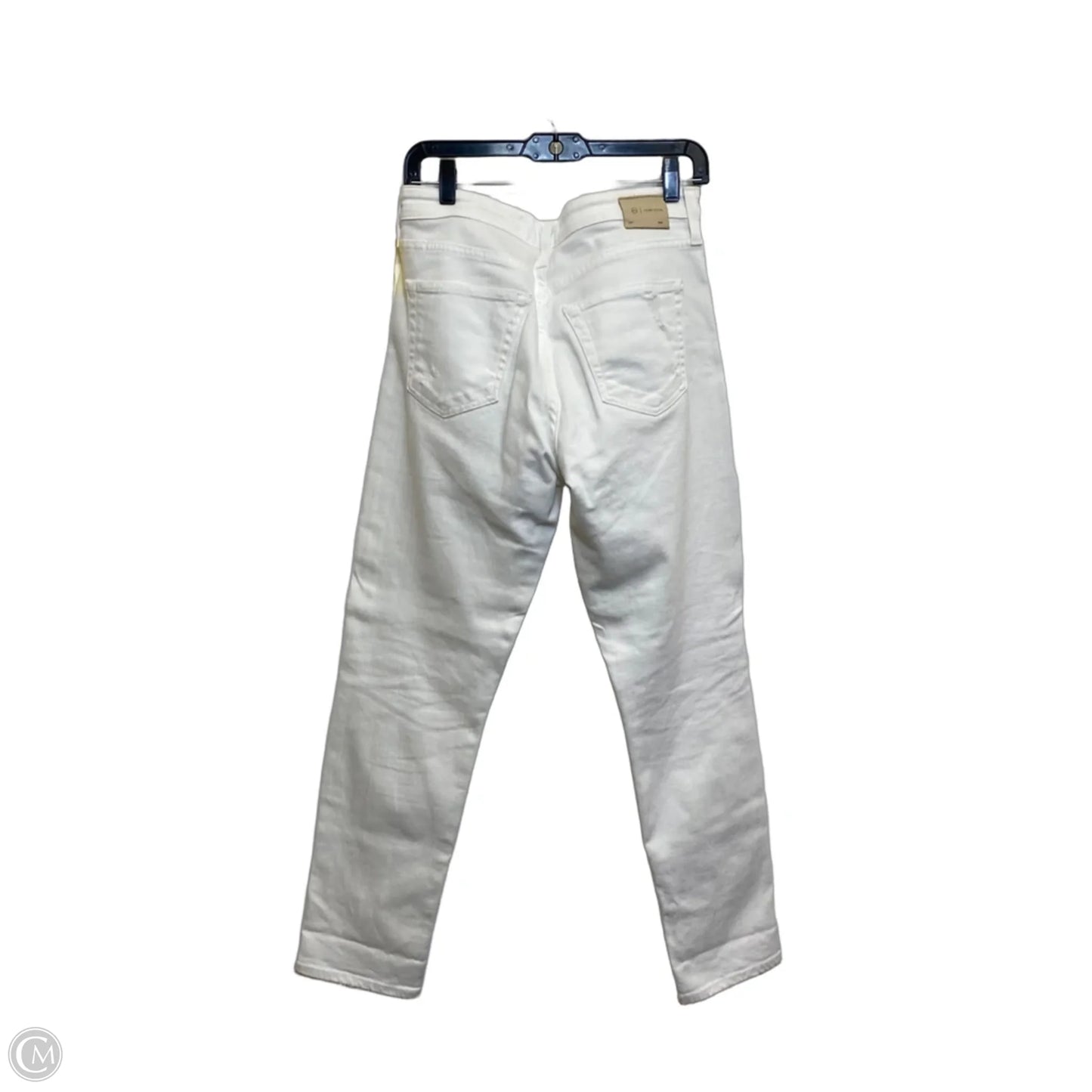 Jeans Designer By Ag Jeans In White Denim, Size: 4