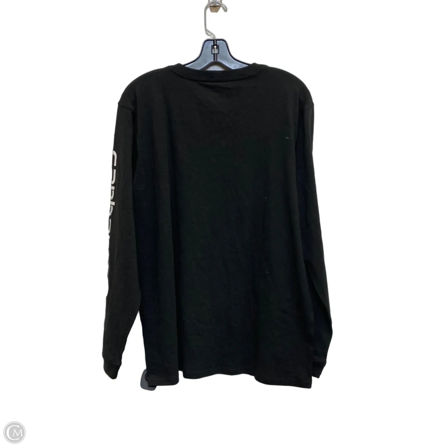 Top Long Sleeve By Carhartt In Black, Size: L