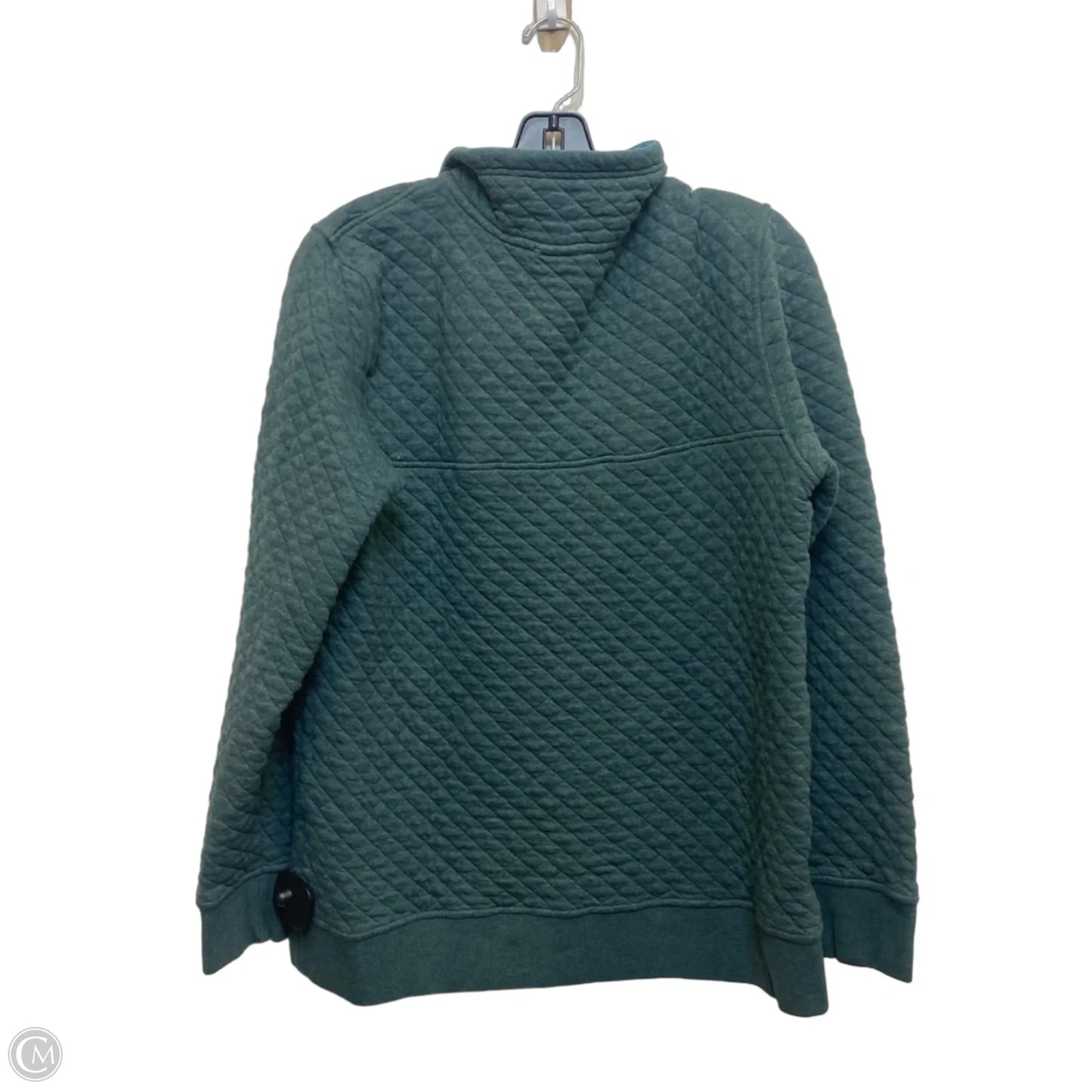 Athletic Sweatshirt Collar By Patagonia In Green, Size: L