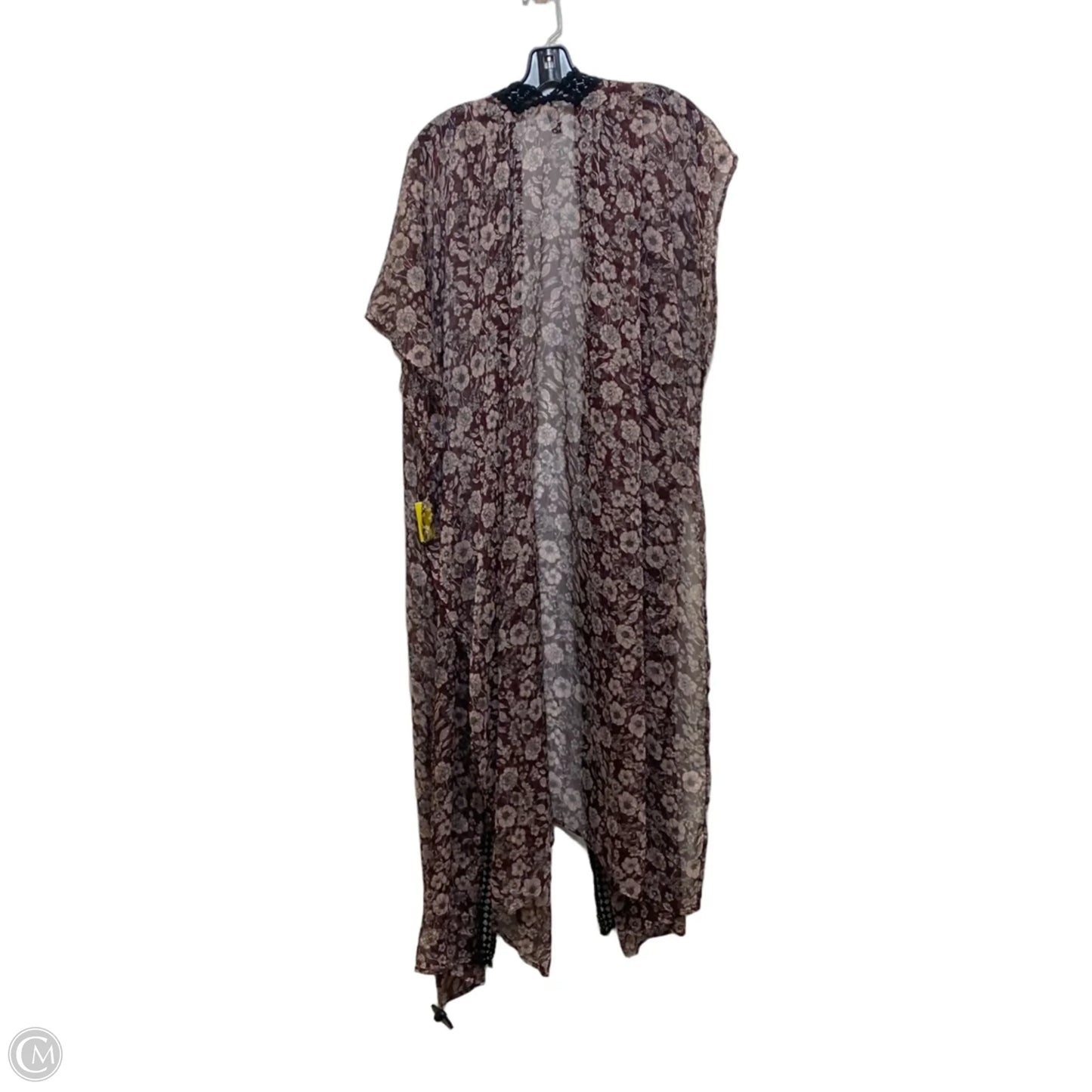 Kimono By Lane Bryant In Black & Purple, Size: Osfm