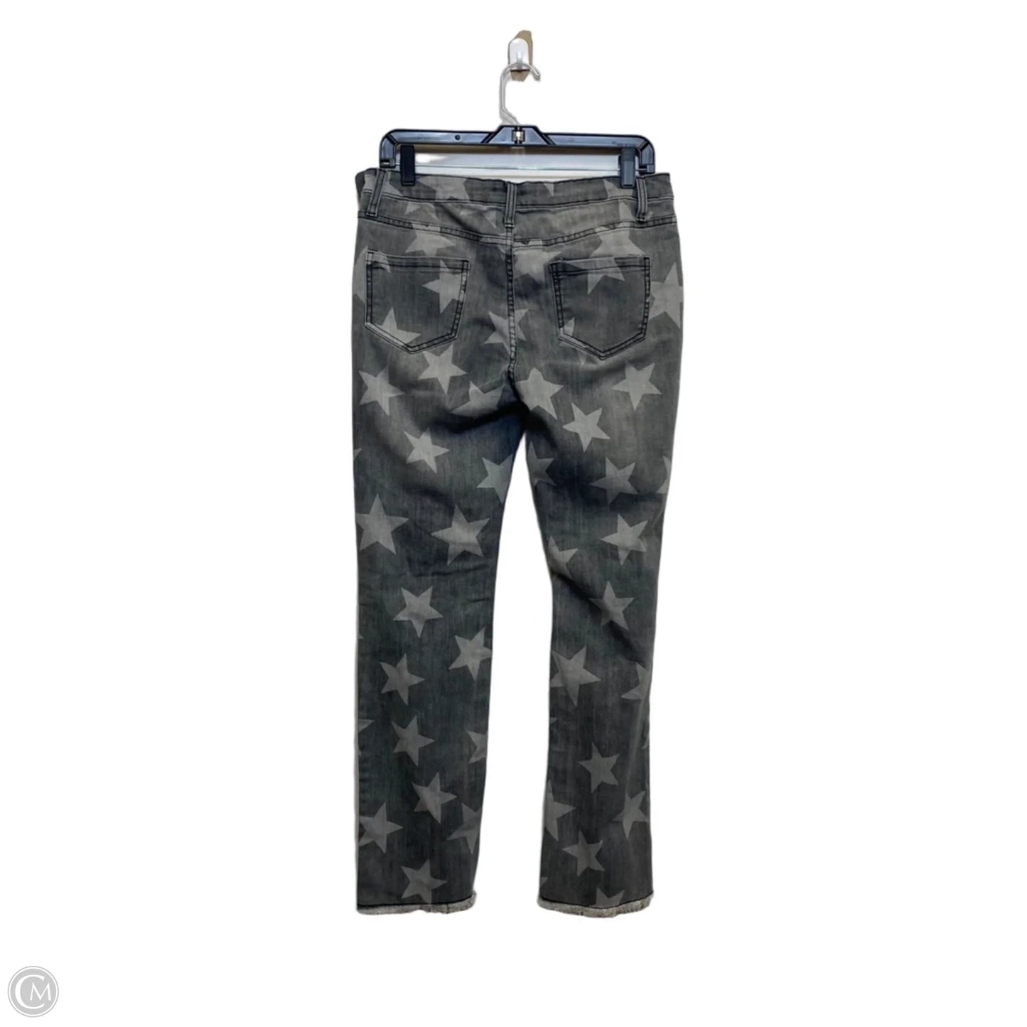 Jeans Skinny By Easel In Grey Denim, Size: L