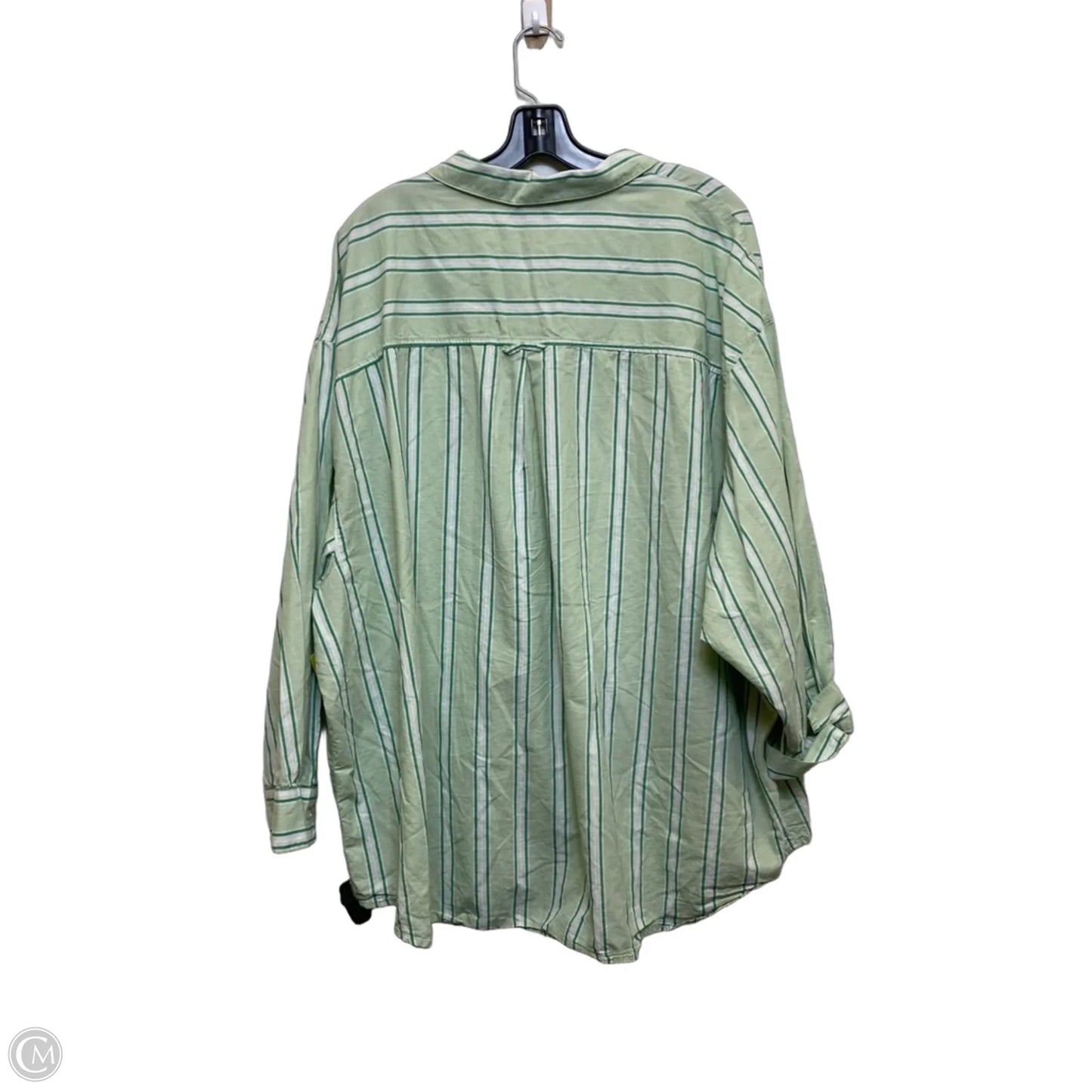Top Long Sleeve By Old Navy In Green, Size: Xxl