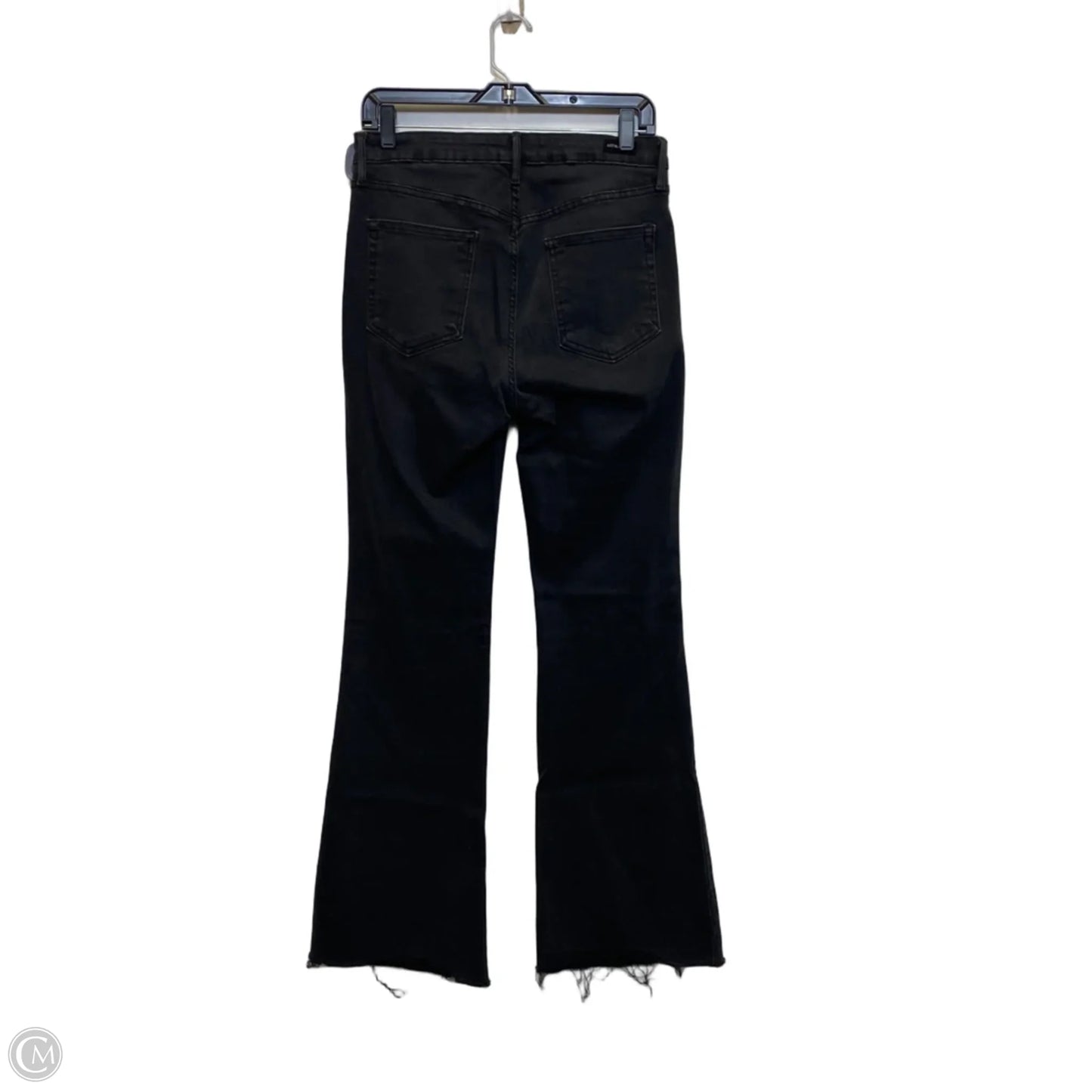 Jeans Flared By Just Black In Black Denim, Size: 8