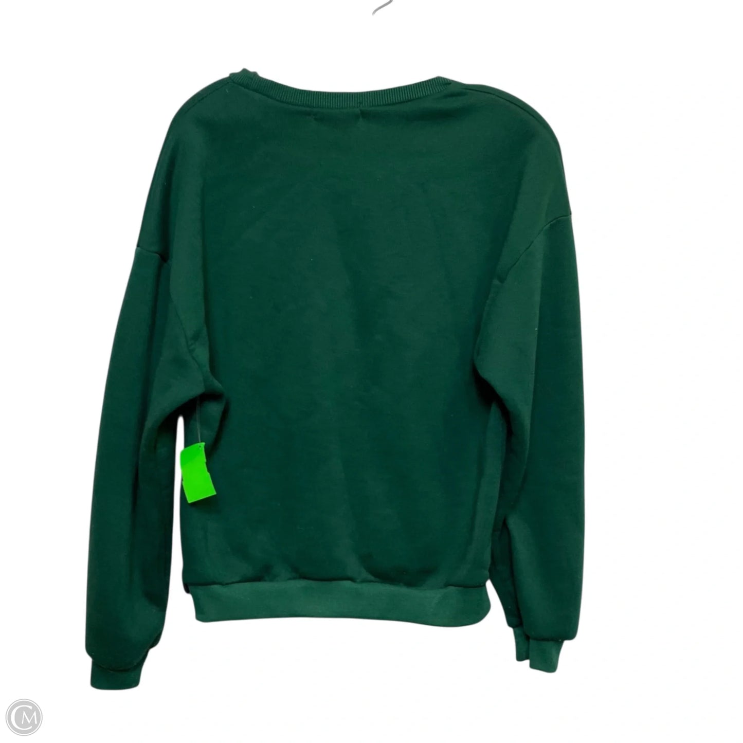 Sweatshirt Crewneck By Shein In Green, Size: L